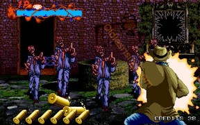 une photo d'Ã©cran de Zombie Raid sur Arcade